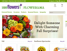 Tablet Screenshot of 1800flowerscedarfalls.flowerama.com