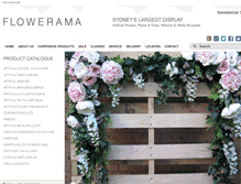 Tablet Screenshot of flowerama.net.au